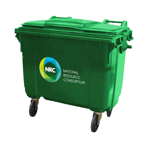 1100l recycling large bin waste plastic